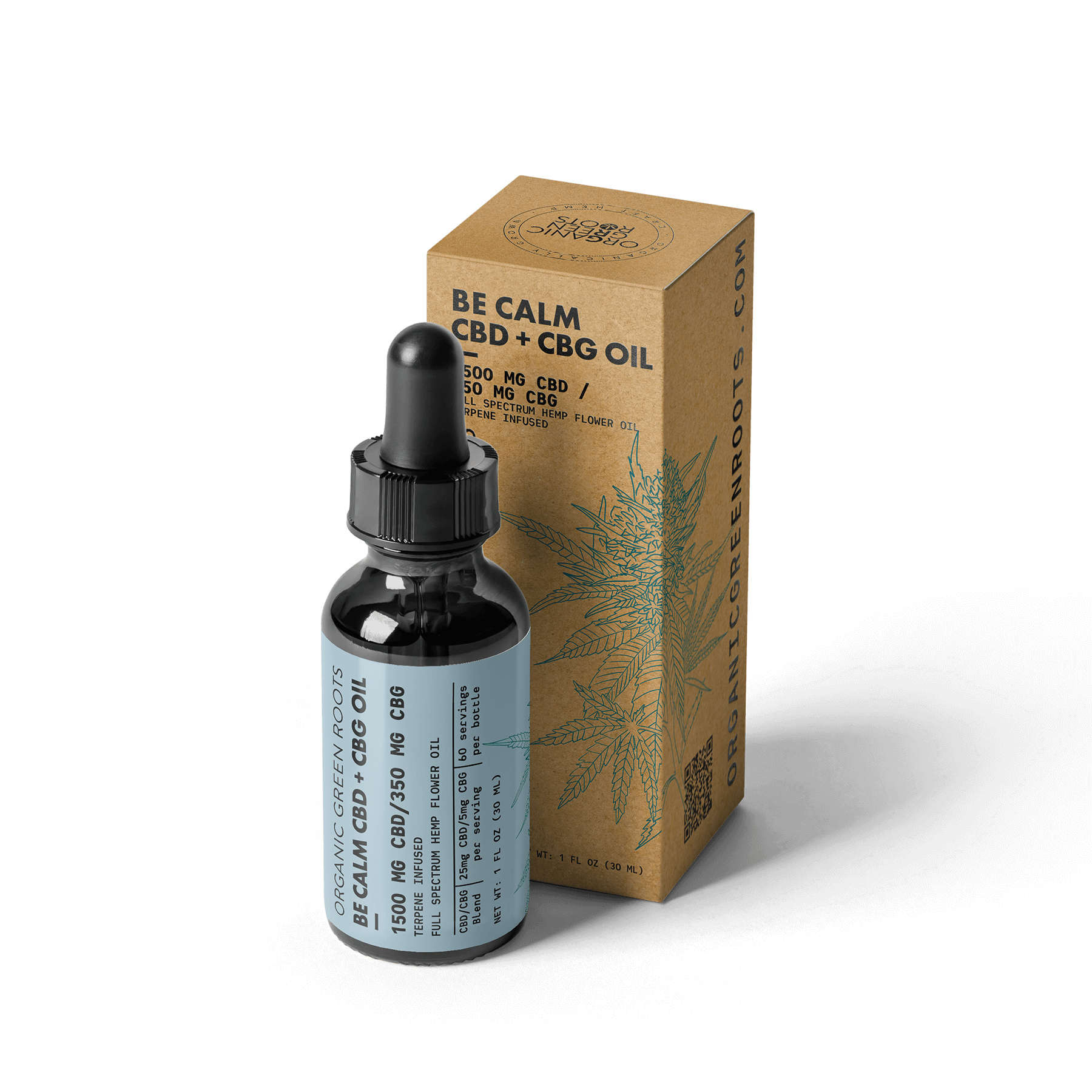 Be Calm CBD + CBG Oil