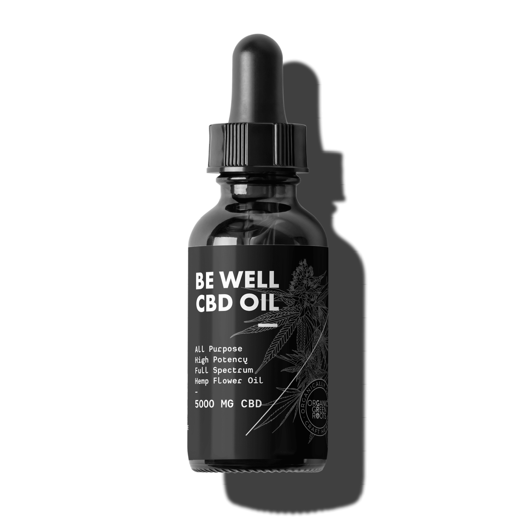 5000MG CBD OIL BOTTLE