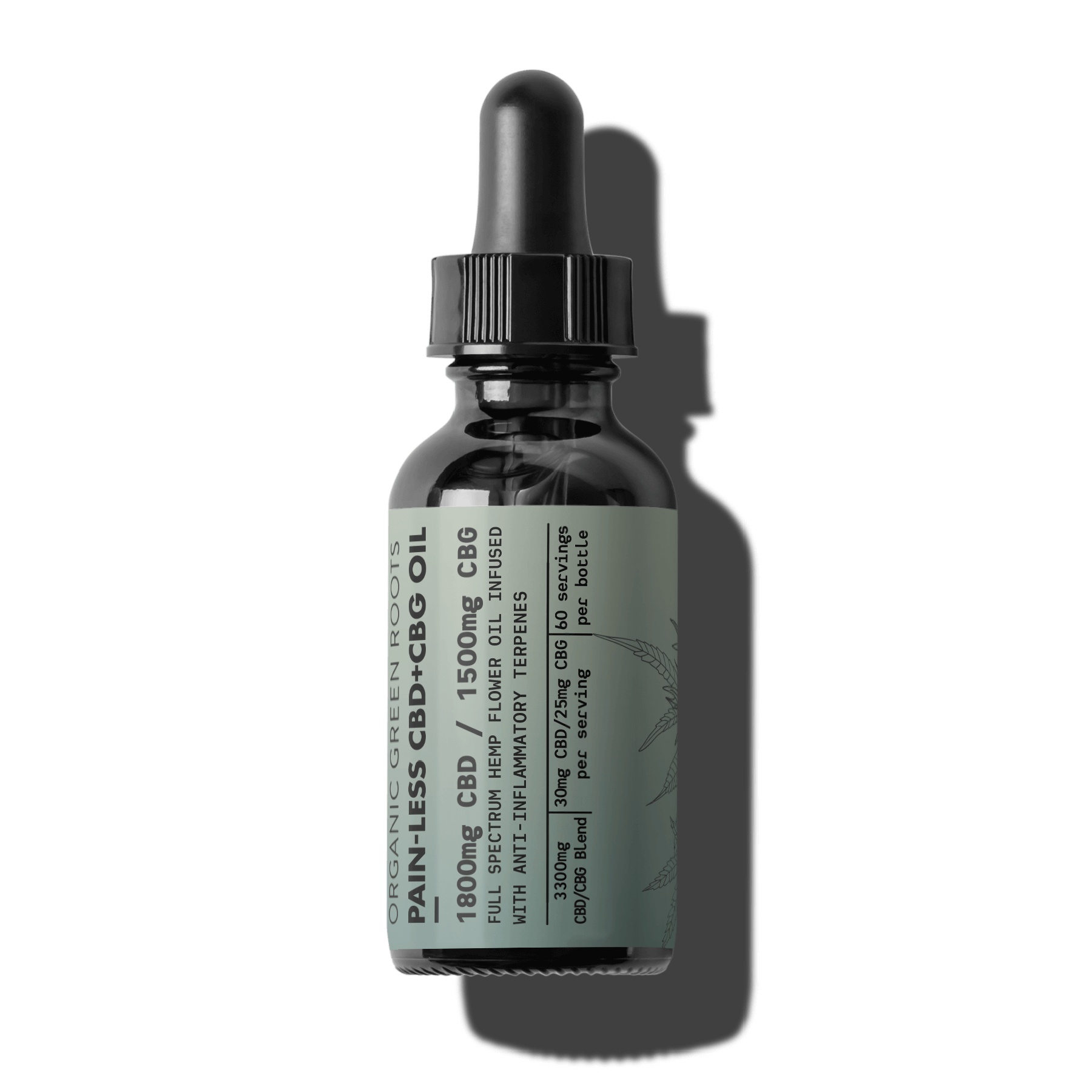 PAIN-LESS CBD + CBG OIL