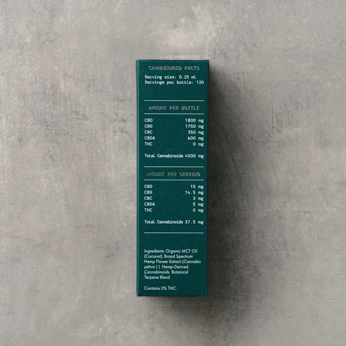PAIN-LESS CBD+CBG OIL