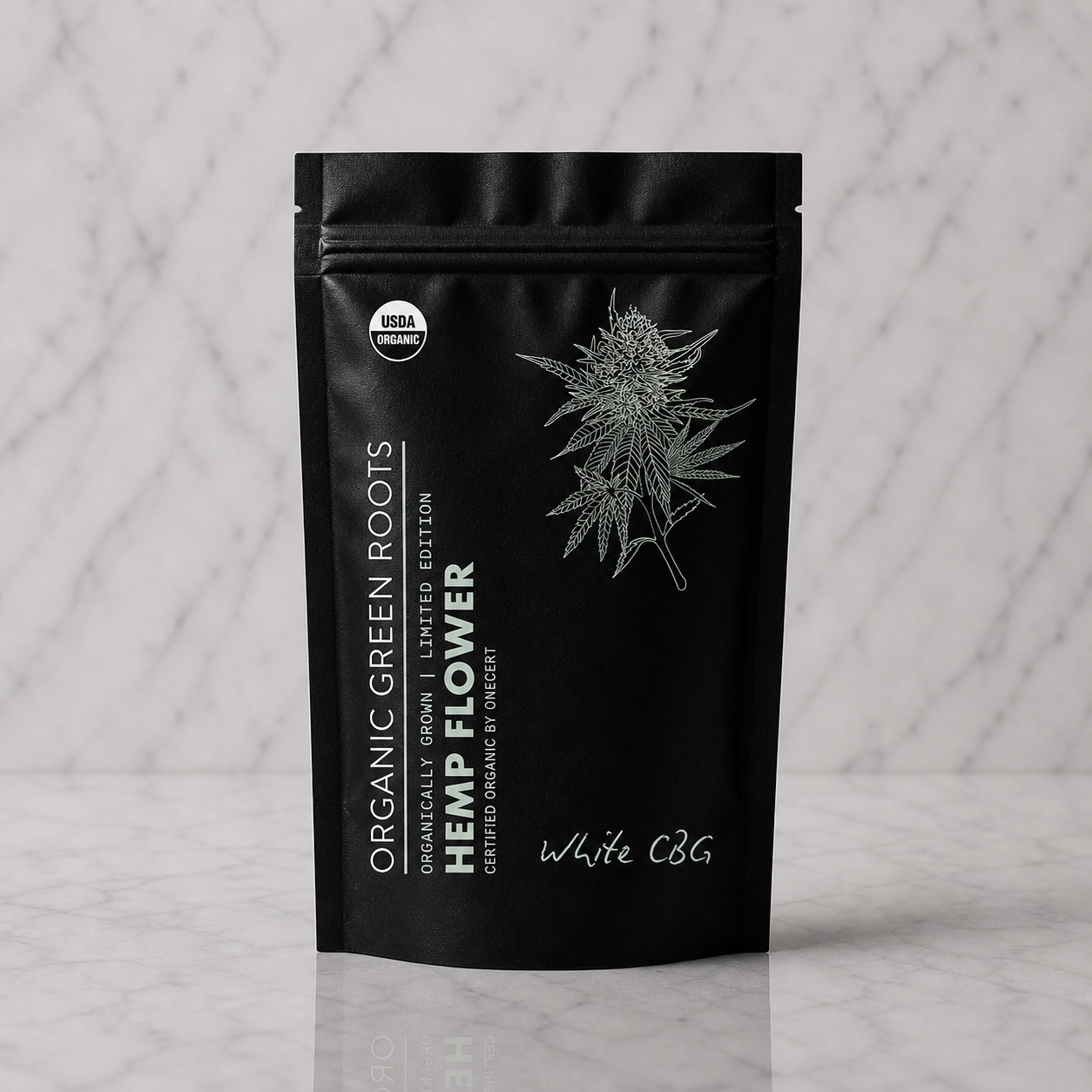 White - CBG Organic Hemp Flower