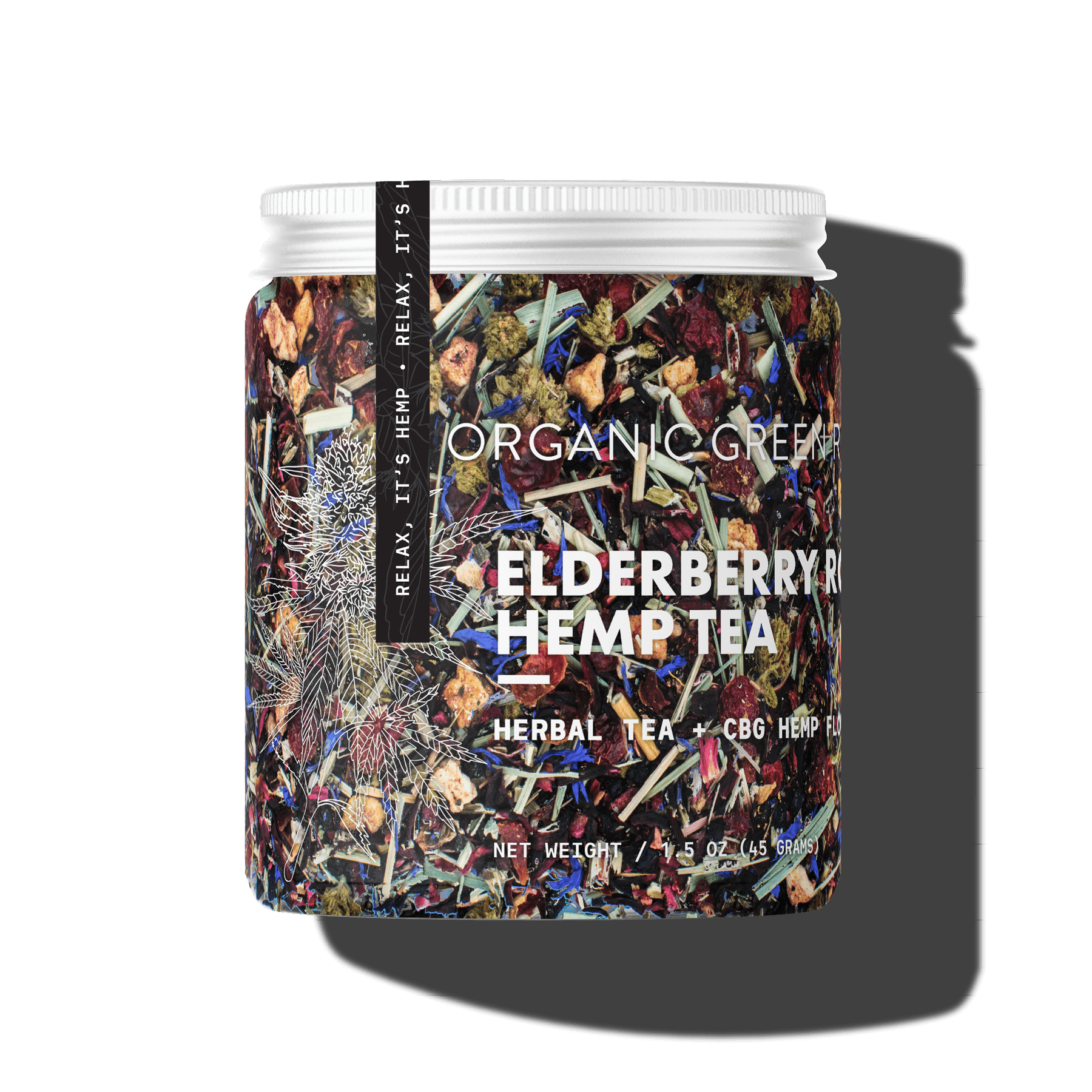 Elderberry Rose - CBG Hemp Tea